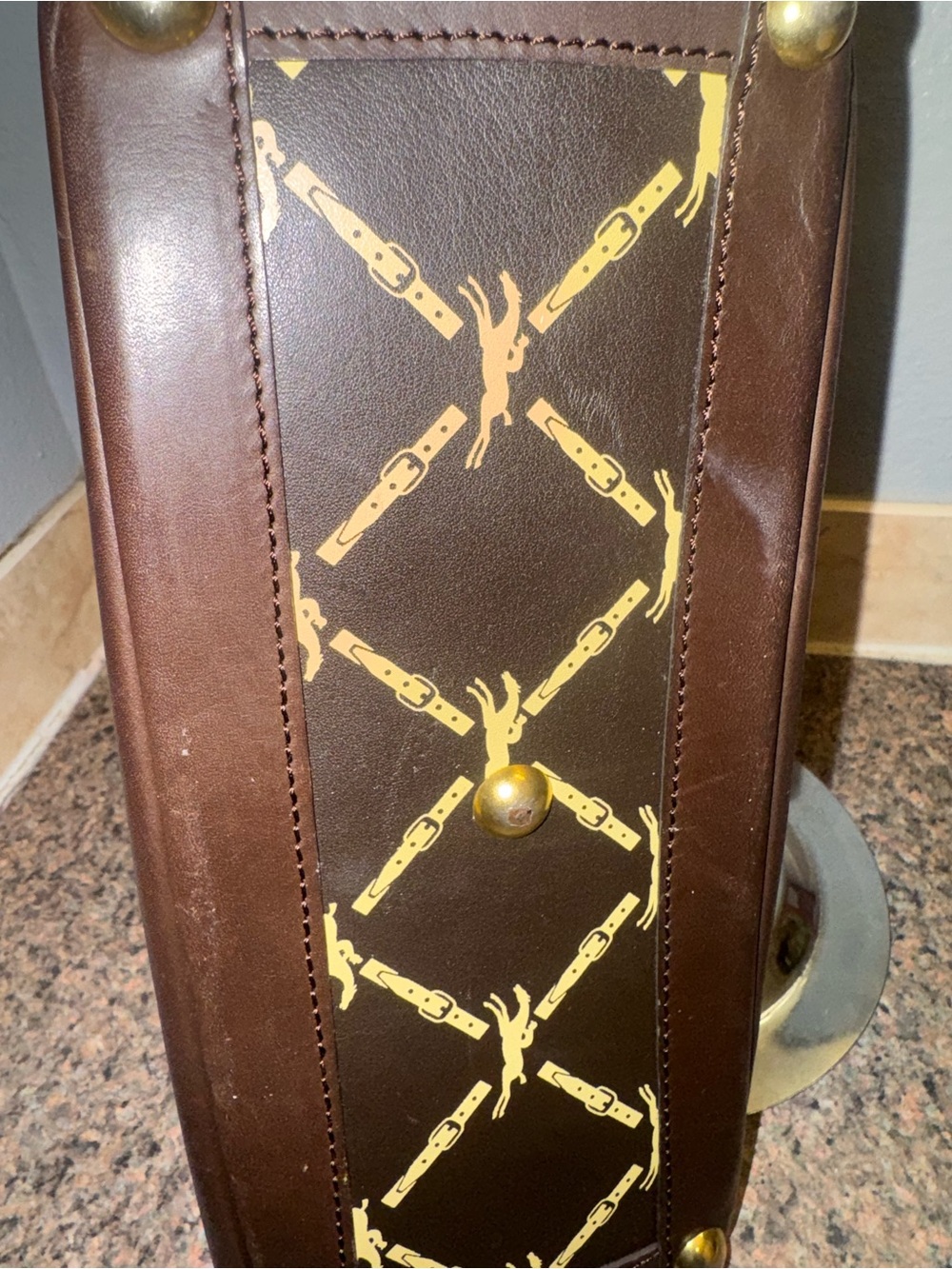 Longchamp Dark Brown Leather Shoulder Bag EUC - Picture 8 of 8